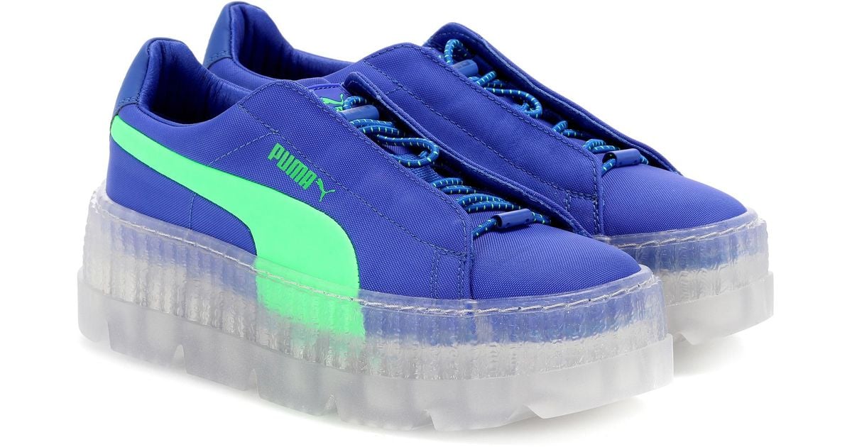 puma platform sneakers clear sole 