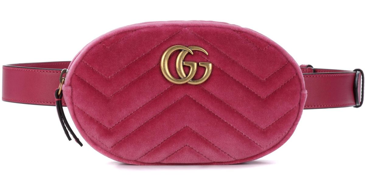 gucci pink belt bag