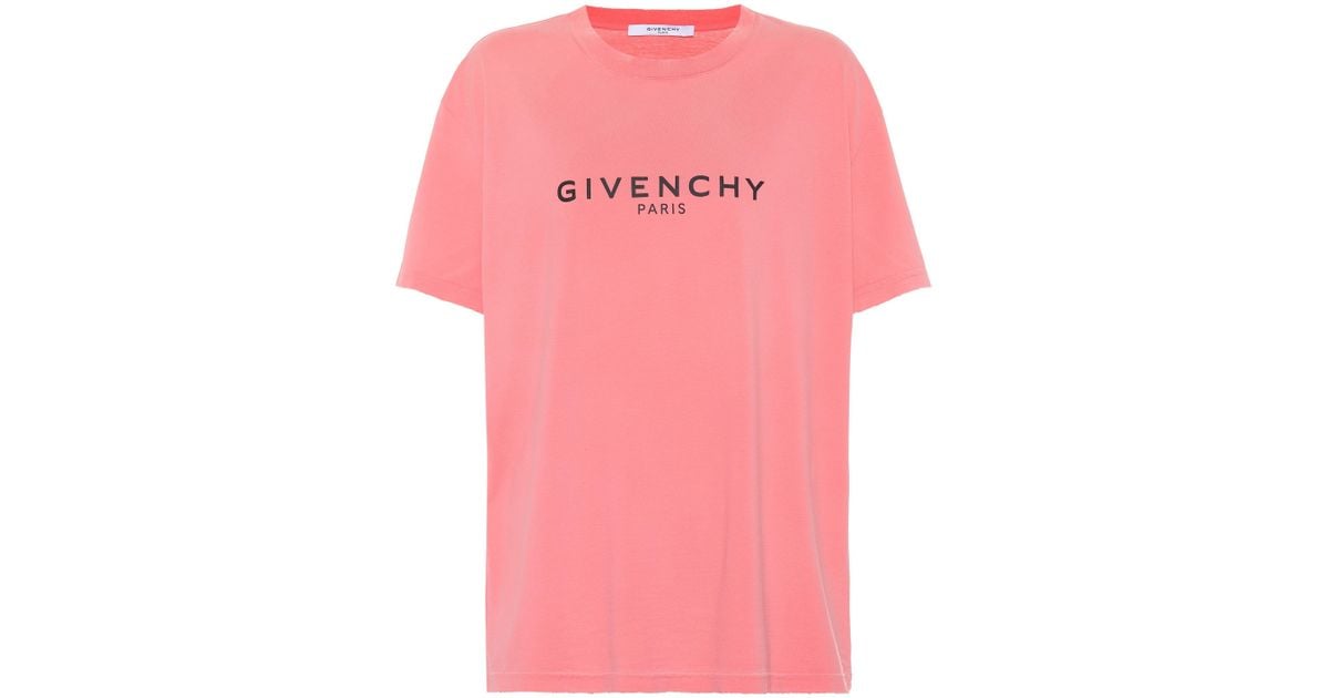 Givenchy Logo Printed Cotton T-shirt in 