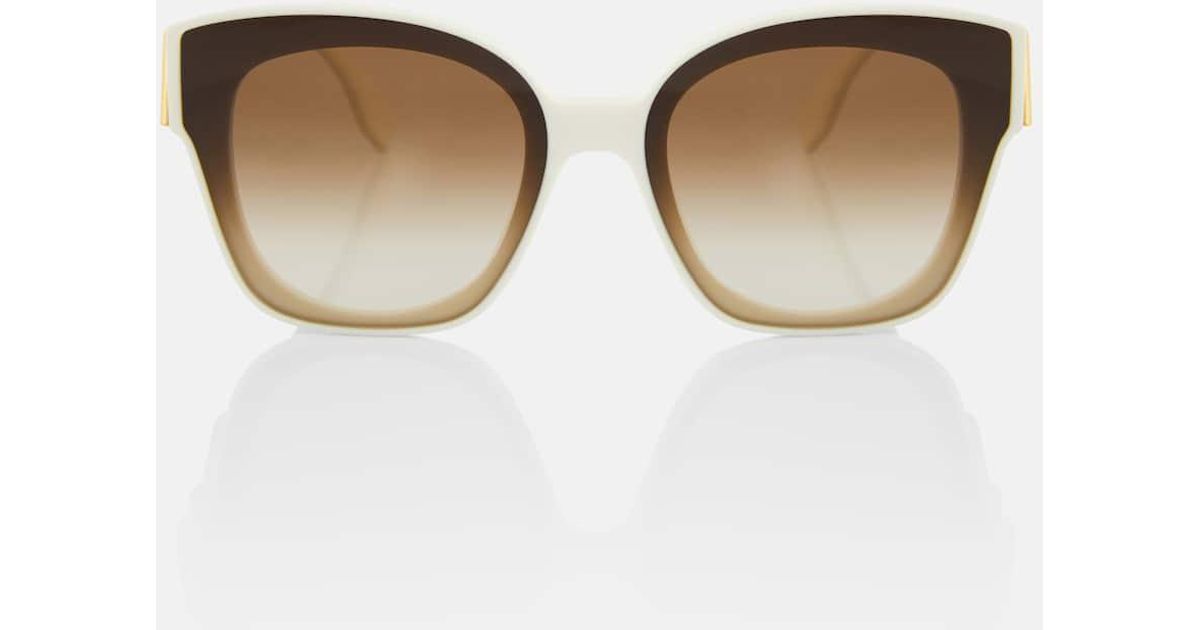 Fendi First Butterfly Square Sunglasses in Brown | Lyst UK display picture 3