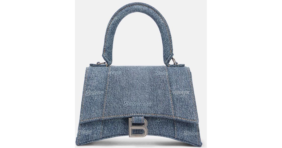 Balenciaga hourglass bag blue hotsell