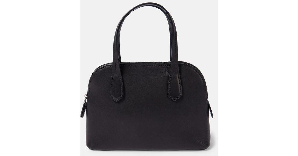 高級感溢れる★THE ROW Ingrid leather tote bag Ingrid leather tote bag in black - The Row | Mytheresa