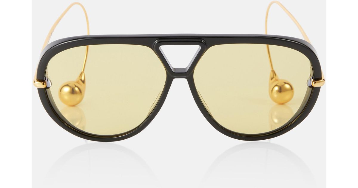 Bottega veneta top aviator sunglasses