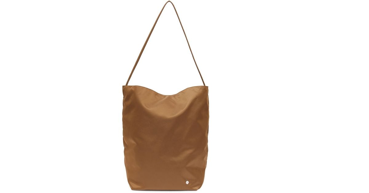 The Row Park Large Nylon Tote Bag in Brown Lyst Canada