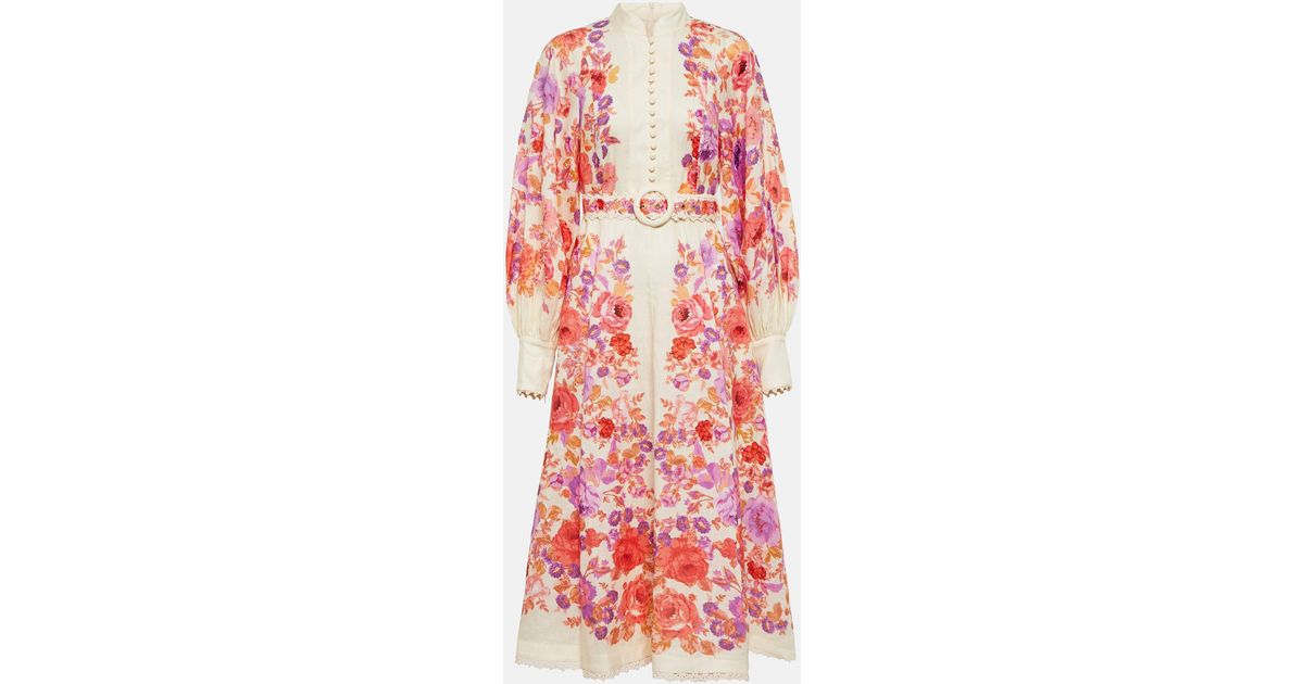 abena midi dress L'AGENCE Reanne Midi Dress In Lemon Sorbet