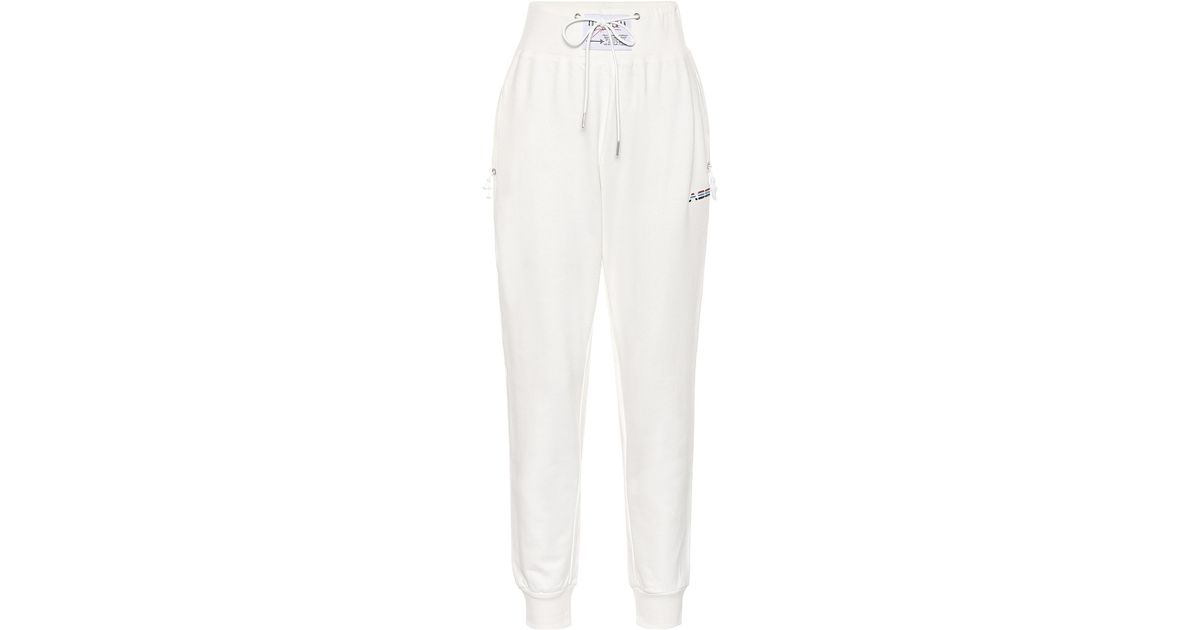 adam selman high rise sweatpants