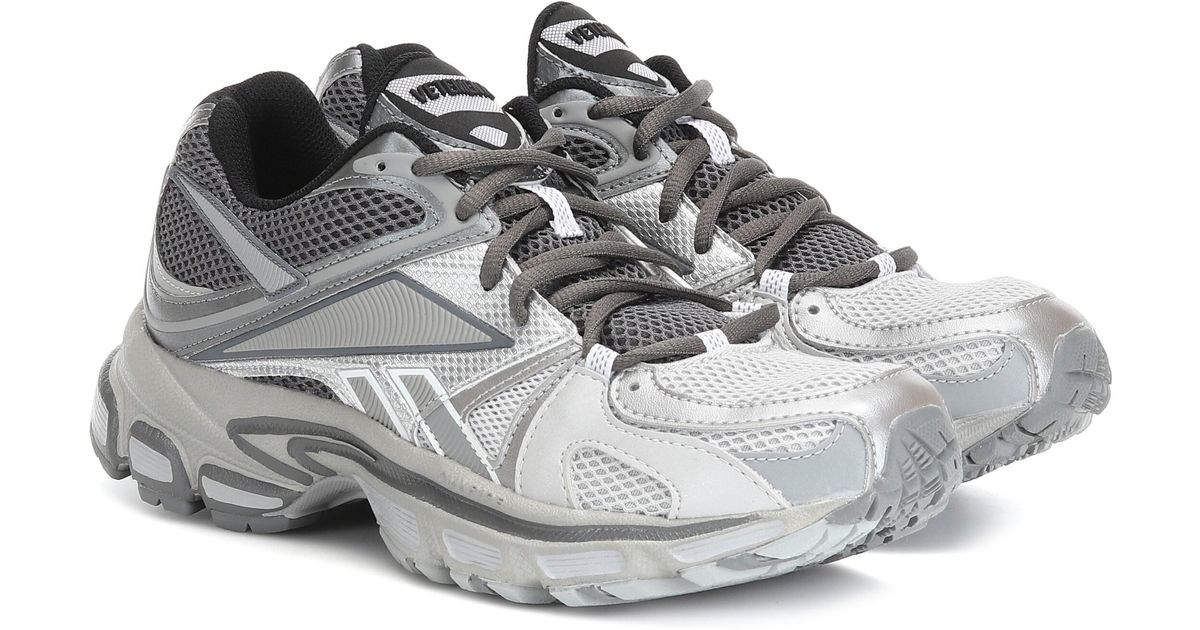 Vetements X Reebok Spike Runner 200 Sneakers in Metallic