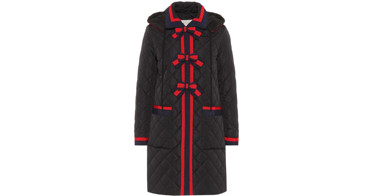 gucci quilted coat