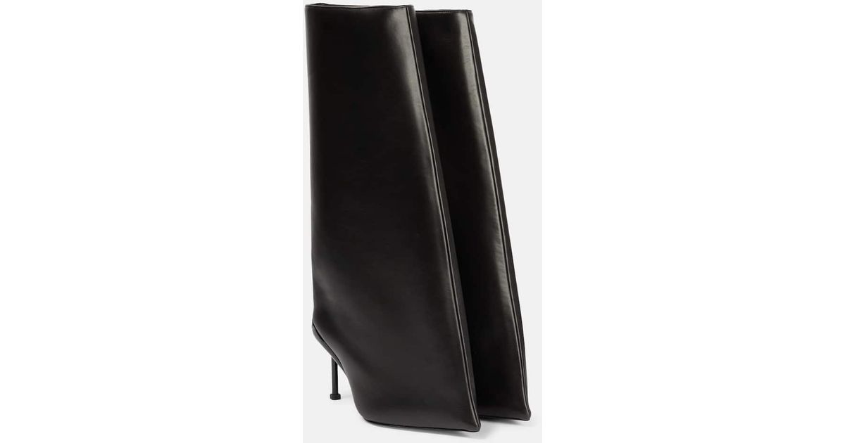 alexander mcqueen knee high boots