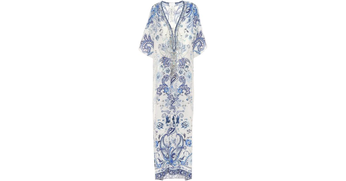 camilla kaftan blue