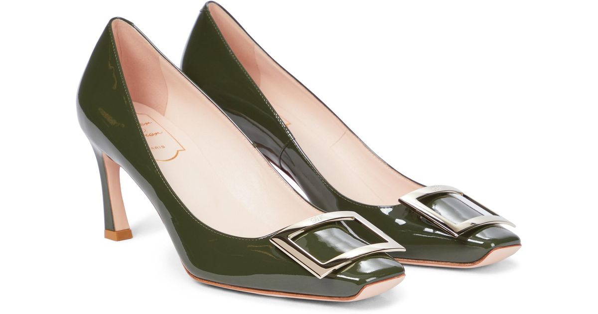belle vivier trompette pumps in patent leather
