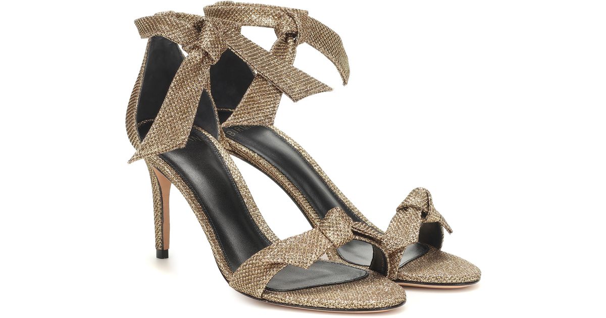 alexandre birman gold sandals