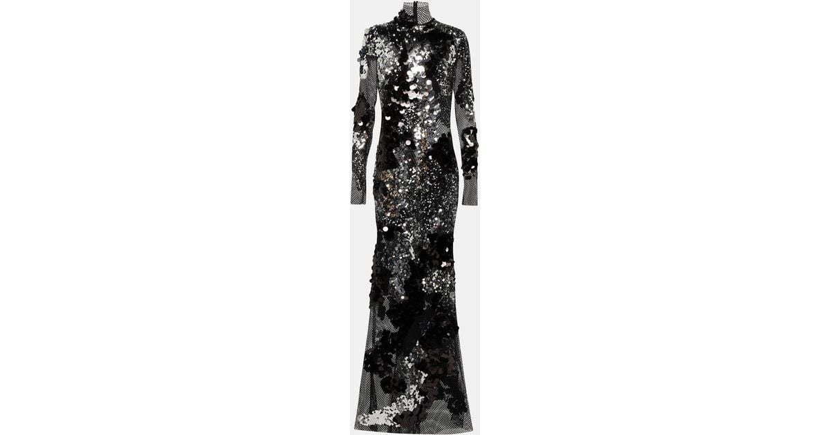 Parker black leandra outlet sequin gown