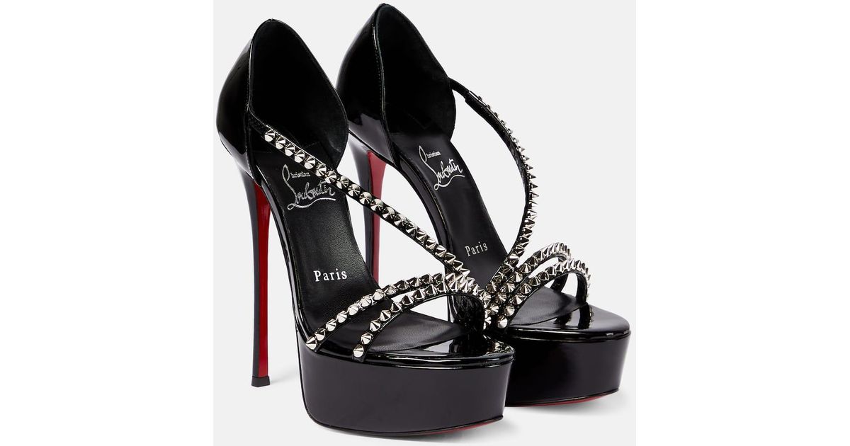 Christian Louboutin So Spike Alta 150 Platform Sandals in