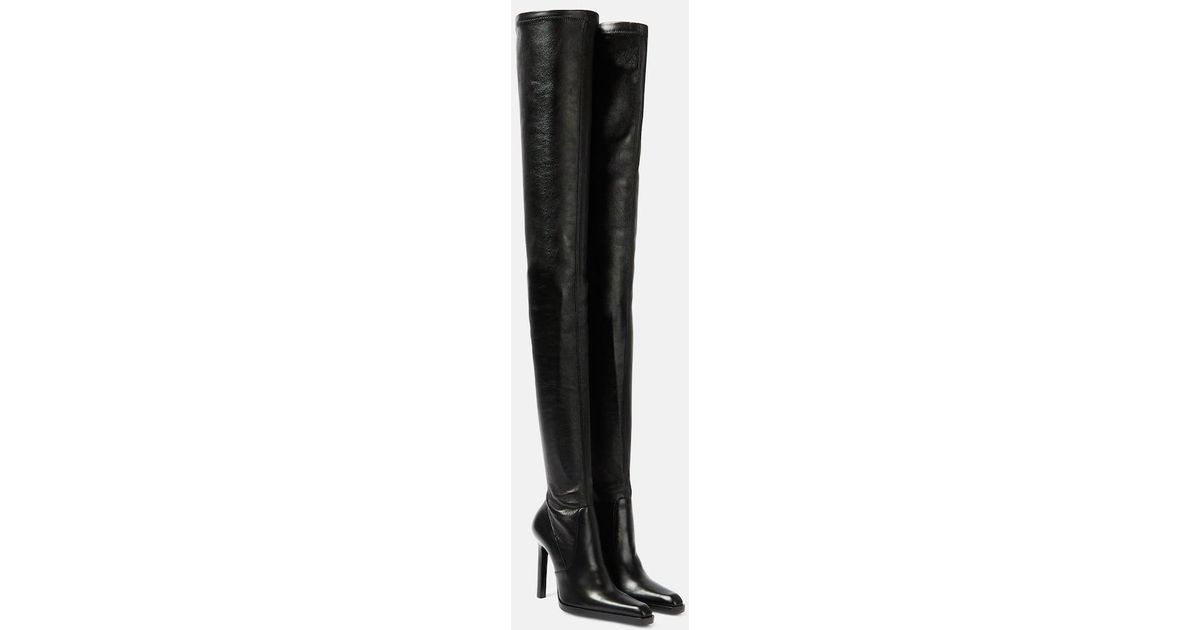 Stivali cuissardes shop pelle
