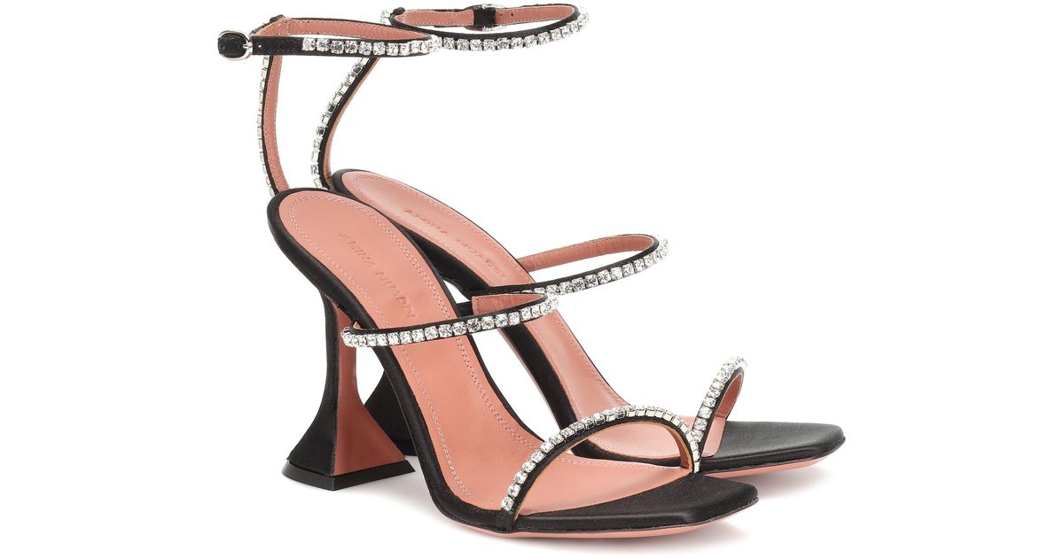 amina muaddi rainbow sandals