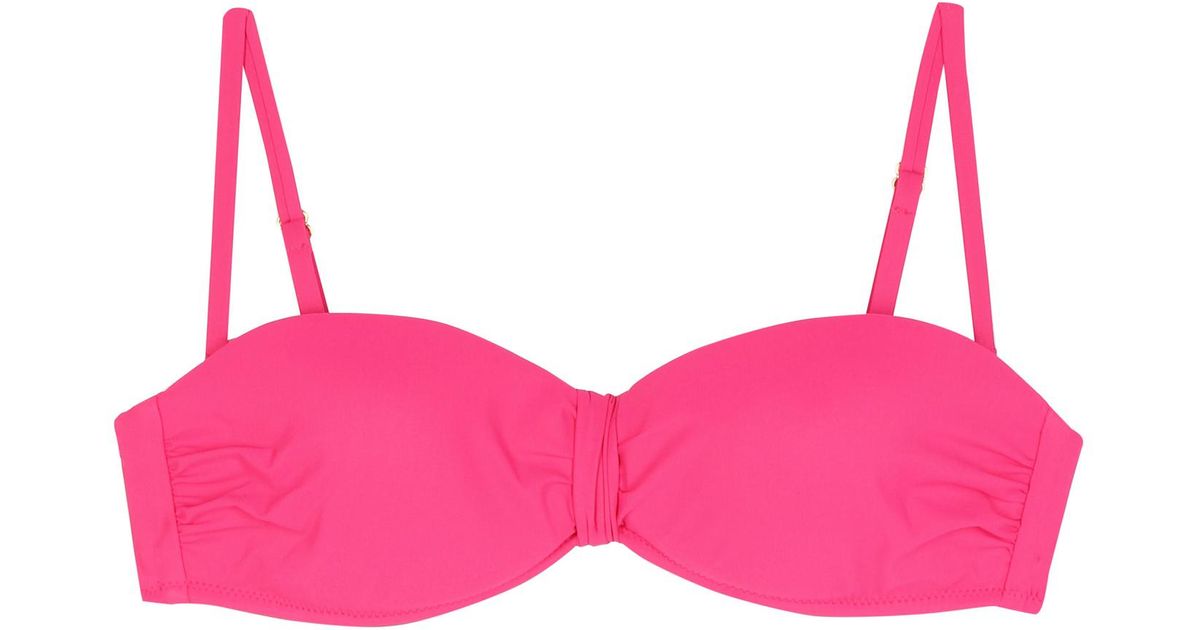 Heidi Klein Antigua Balcony Bikini Top in Pink - Lyst