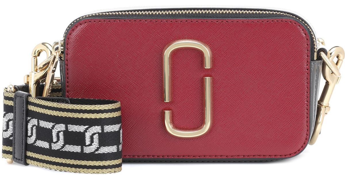 Marc Jacobs Snapshot Small Leather Camera Bag in Red Lyst