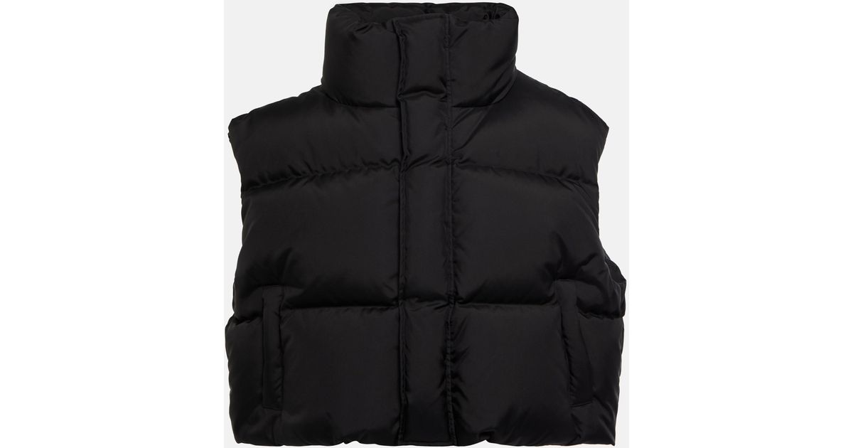 Wardrobe NYC Puffer Down Vest in Black Lyst