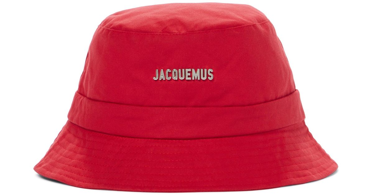 Cappello da pescatore Gadjo di Jacquemus in Rosso | Lyst