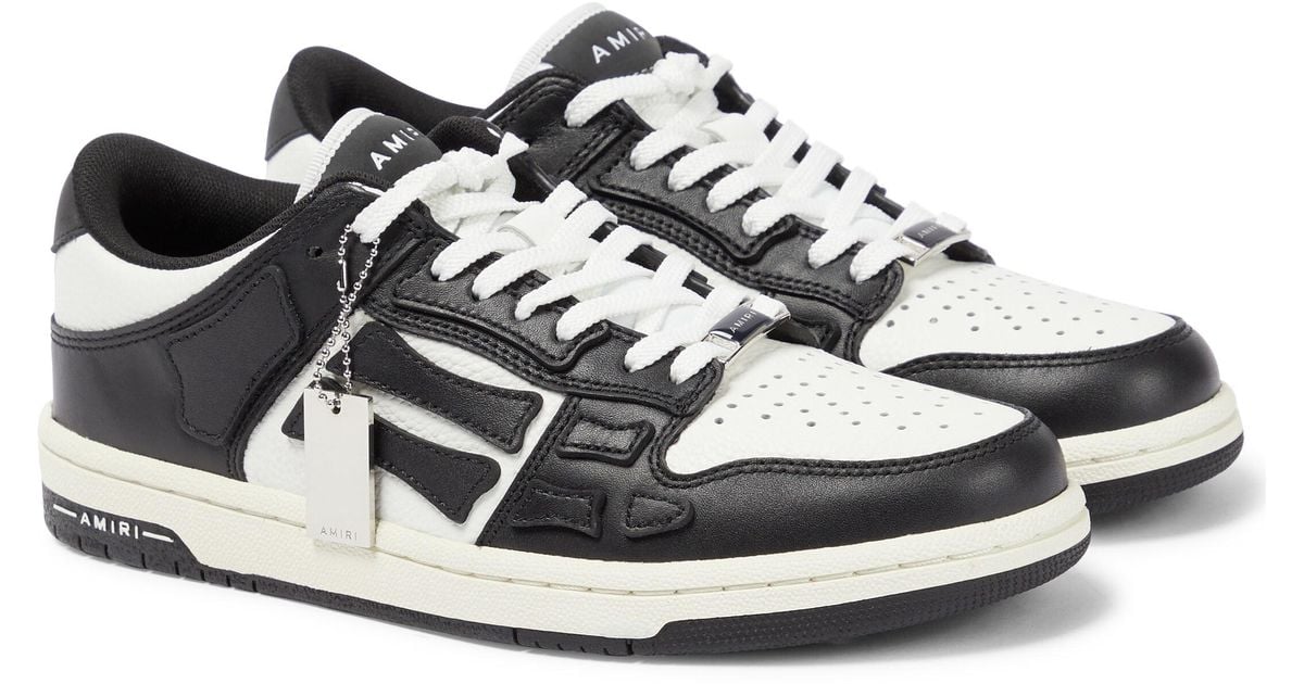 amiri skeleton low top