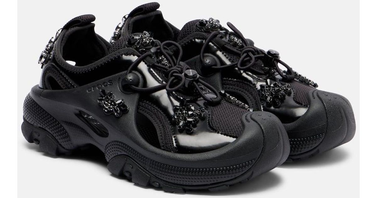 Simone Rocha X Crocs Trailbreak 2 Sneakers in Black | Lyst
