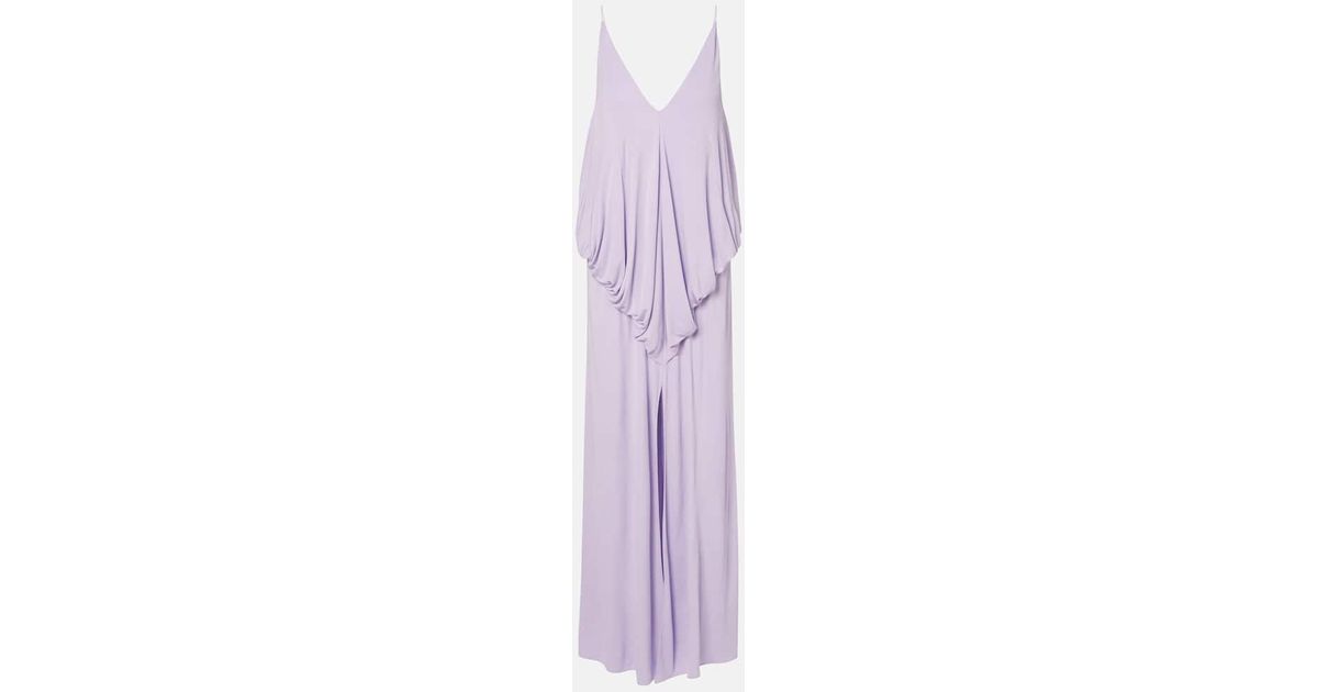 loewe purple dress Loewe women's purple knitted dress 178033  Women knitted dress