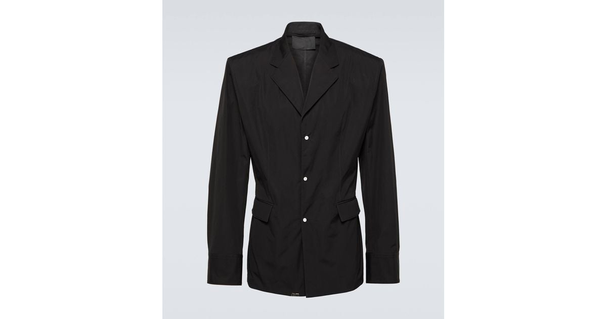 Housse à costume à plaque logo Prada pour homme en coloris Noir