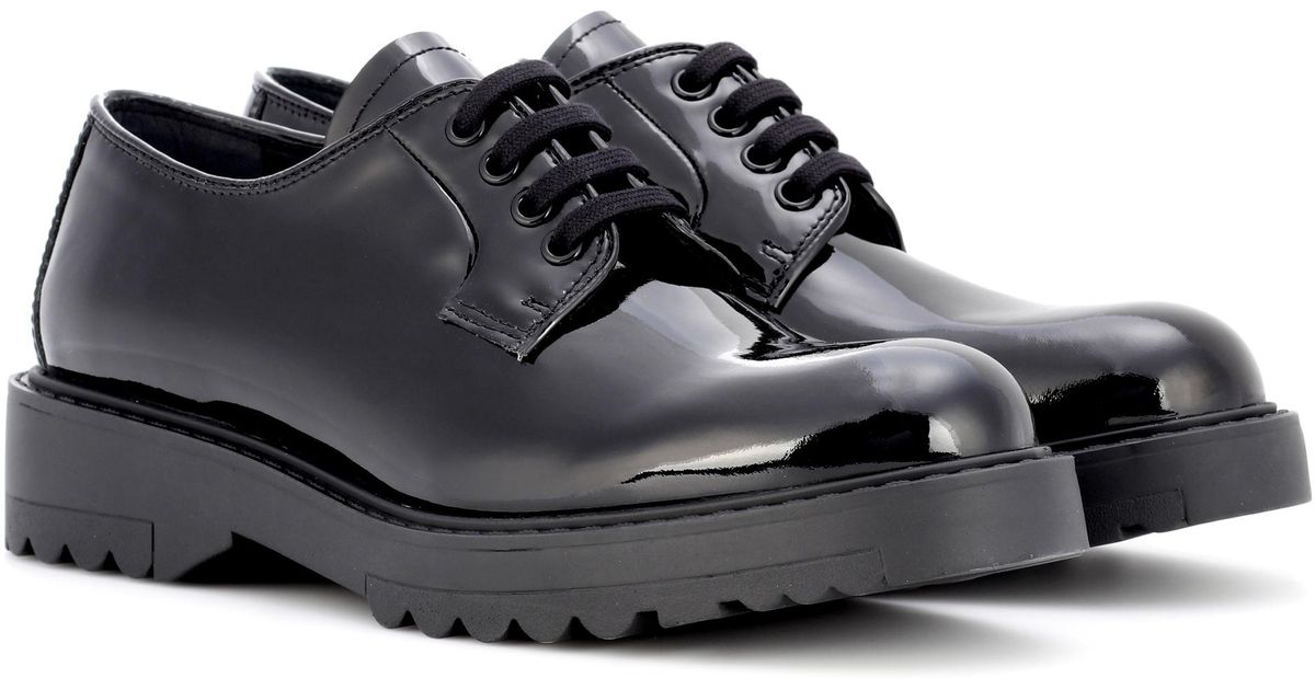 prada patent shoes