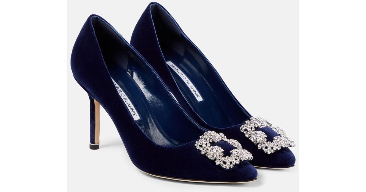 Manolo blahnik hangisi velvet discount