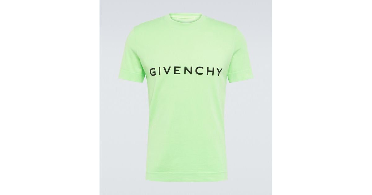 Camiseta de jersey de algodon con Givenchy de hombre de color |