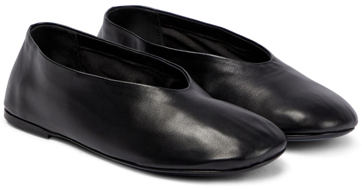 khaite ballerina flats