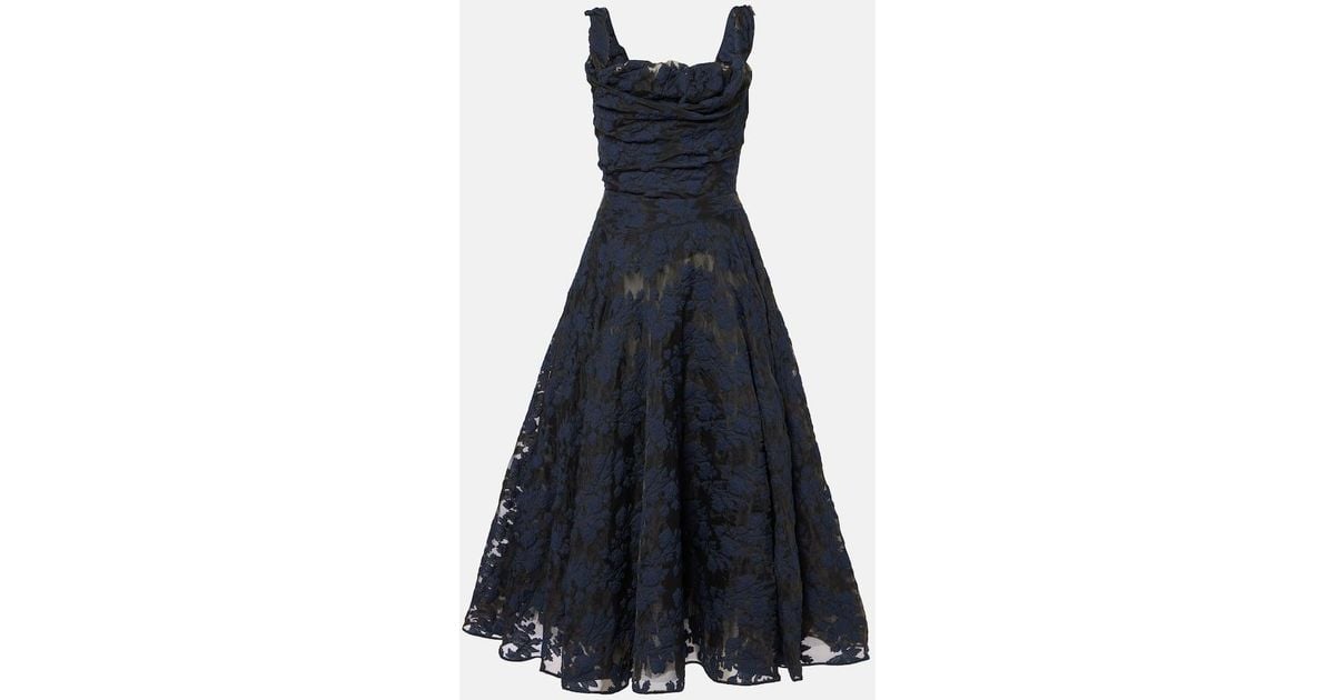 VIVIENNE WESTWOOD ワンピース Chichi cotton-blend maxi1014702 VIVIENNE WESTWOOD ワンピース Chichi cotton-blend maxi1014702