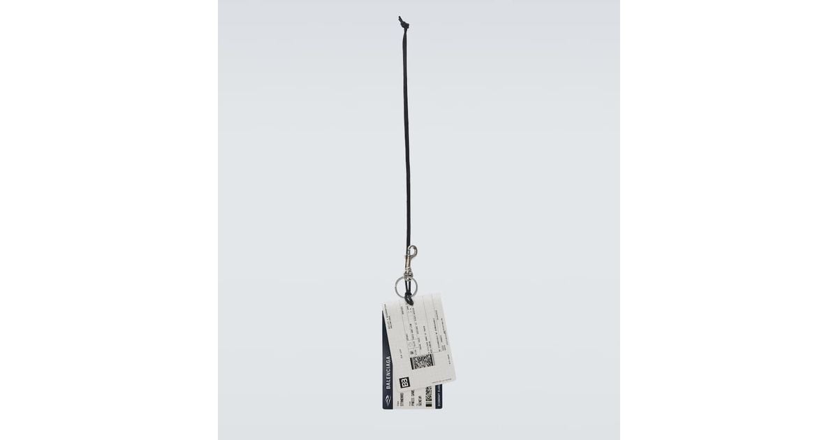 アクセサリーその他 Balenciaga 'Train Ticket' keyring BALENCIAGA TRAIN TICKET KEYRING (BALENCIAGA/アクセサリー