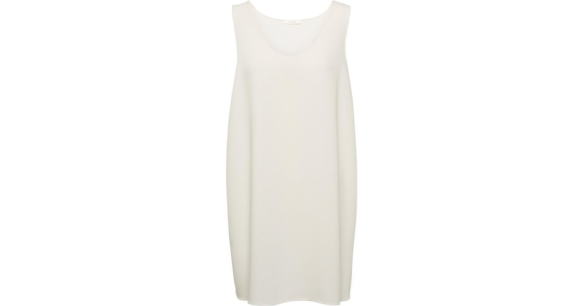 The Row Jacqueline Cady Tank Top in White | Lyst