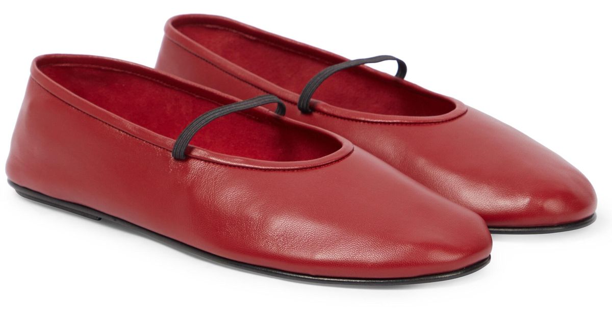 the row elastic ballet flats