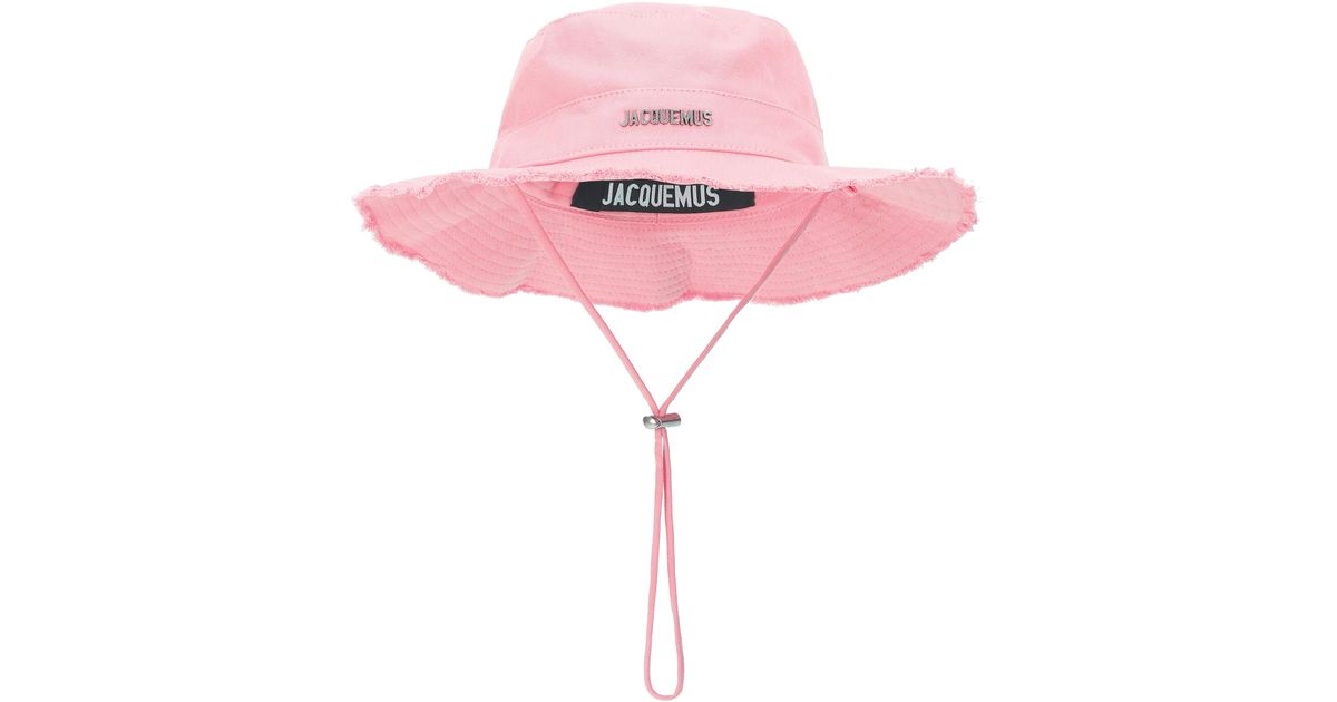 Jacquemus Le Bob Artichaut Cotton Hat in Pink | Lyst