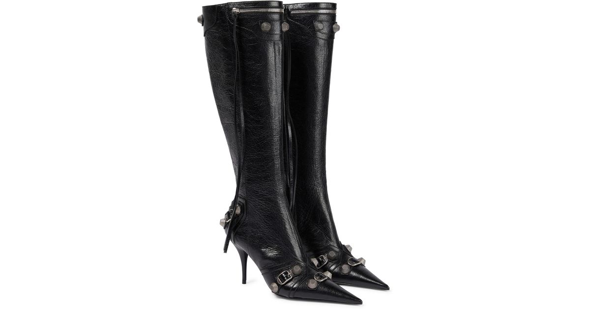 balenciaga knee high boots