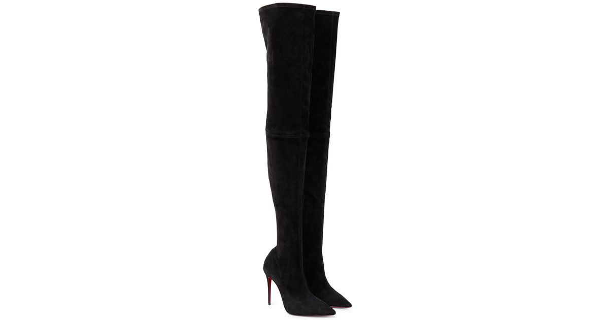 Christian louboutin over knee deals boots