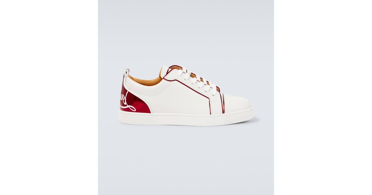 Louboutin trainers white deals