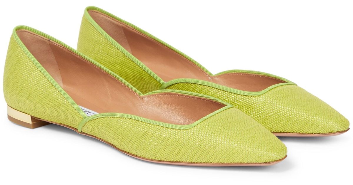aquazzura maia flats