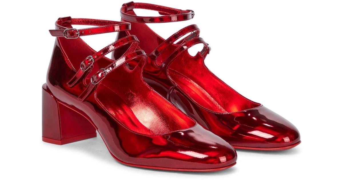 Christian Louboutin Heels Red Patent leather ref.83948 - Joli Closet