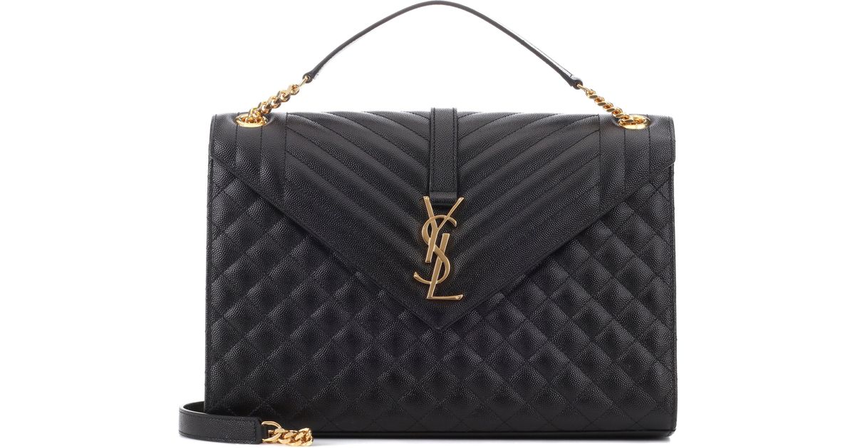 saint laurent monogram envelope shoulder bag