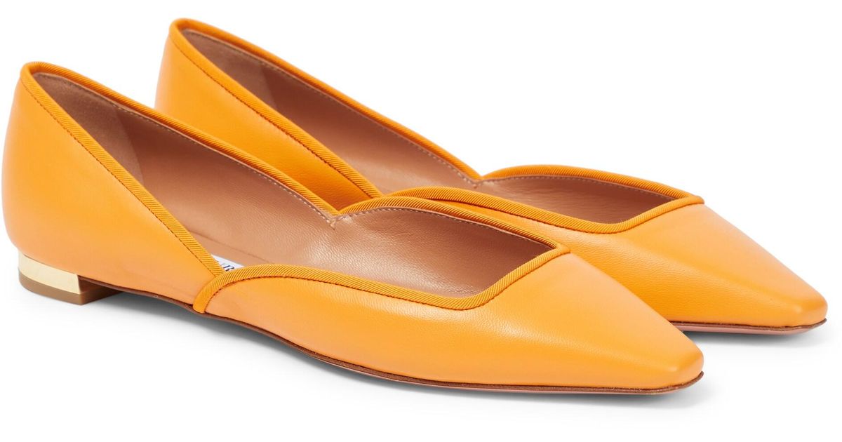 aquazzura maia flats