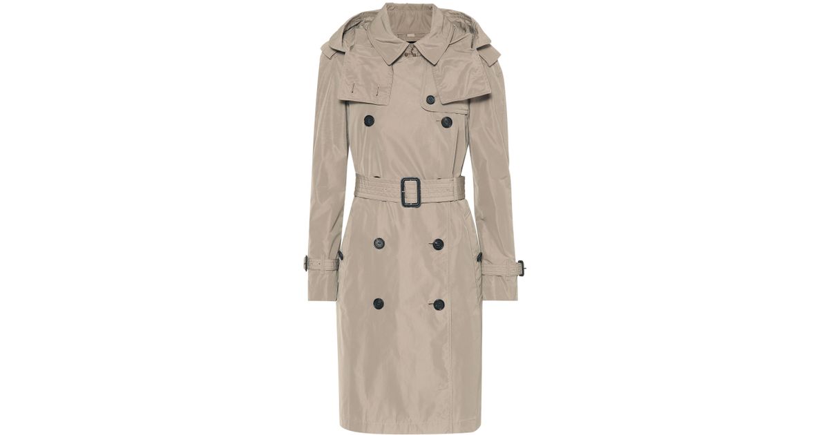 burberry amberford taffeta trench coat