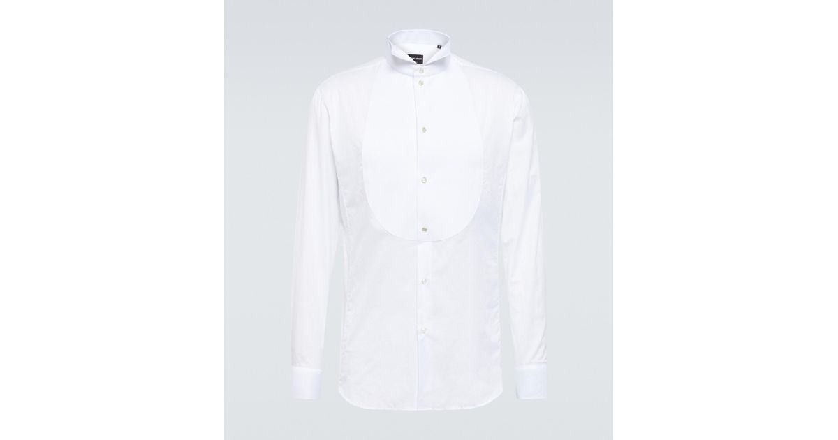 Pleated bib-front tuxedo shirt Farfetch Jungen Kleidung Tops & Shirts Shirts 