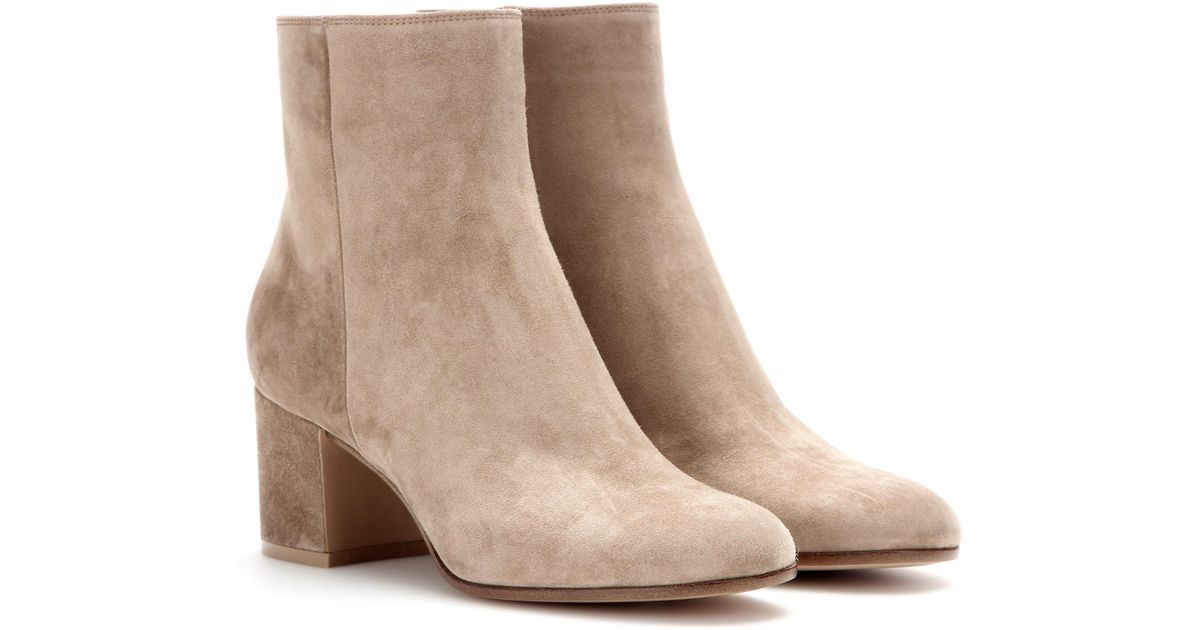 gianvito rossi margaux 65 suede ankle boots