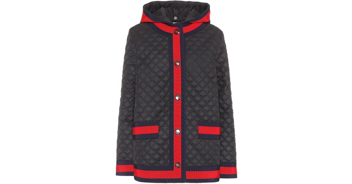 gucci quilted coat