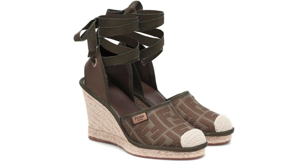 fendi espadrilles wedge