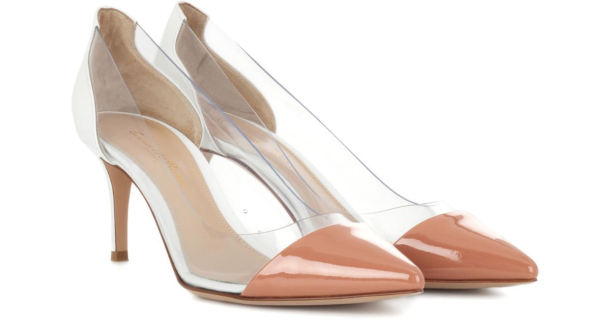 Gianvito Rossi Plexi 70 Patent Leather 
